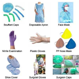 Medical Disposable Products set